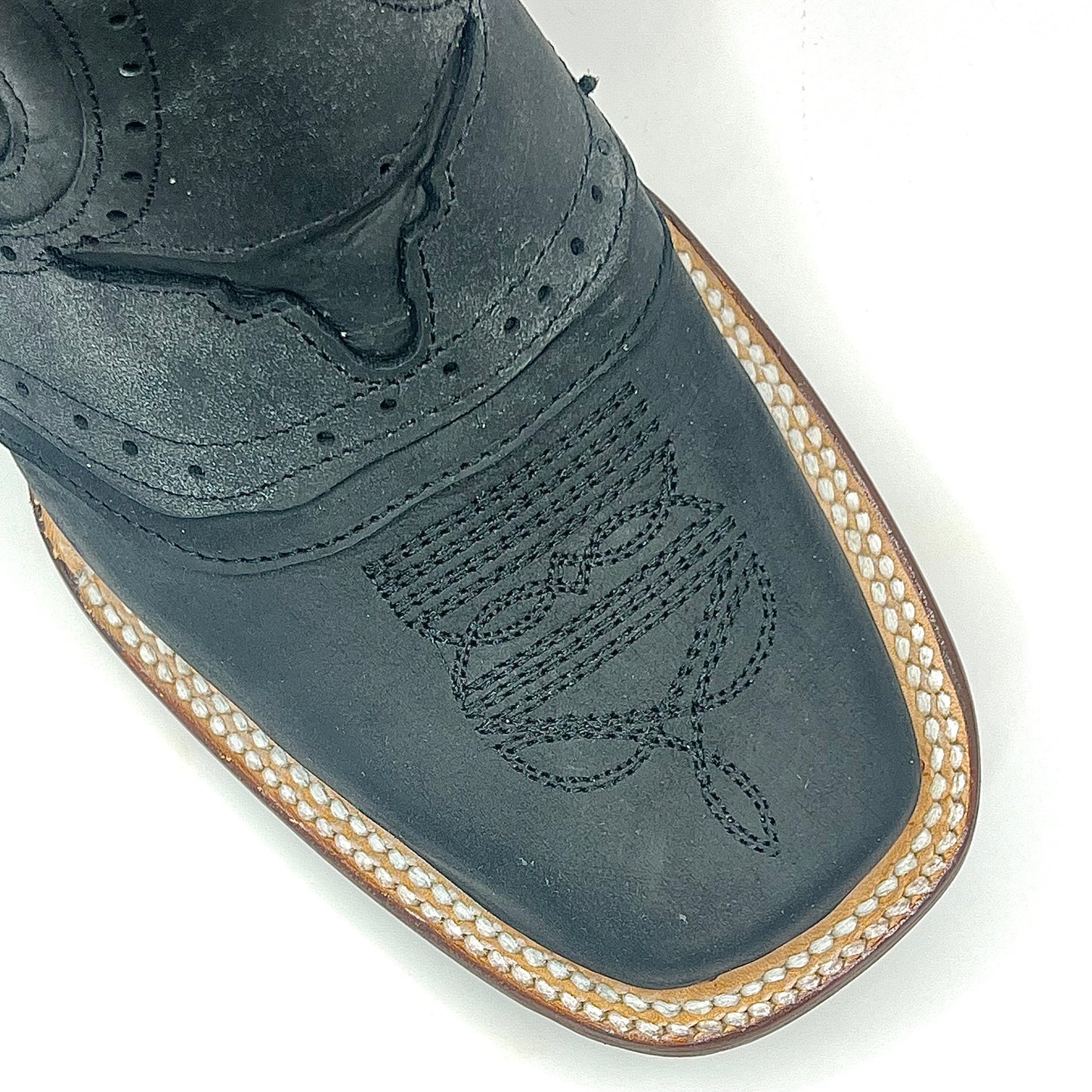 Botin Torito Negro Suela de Vaqueta