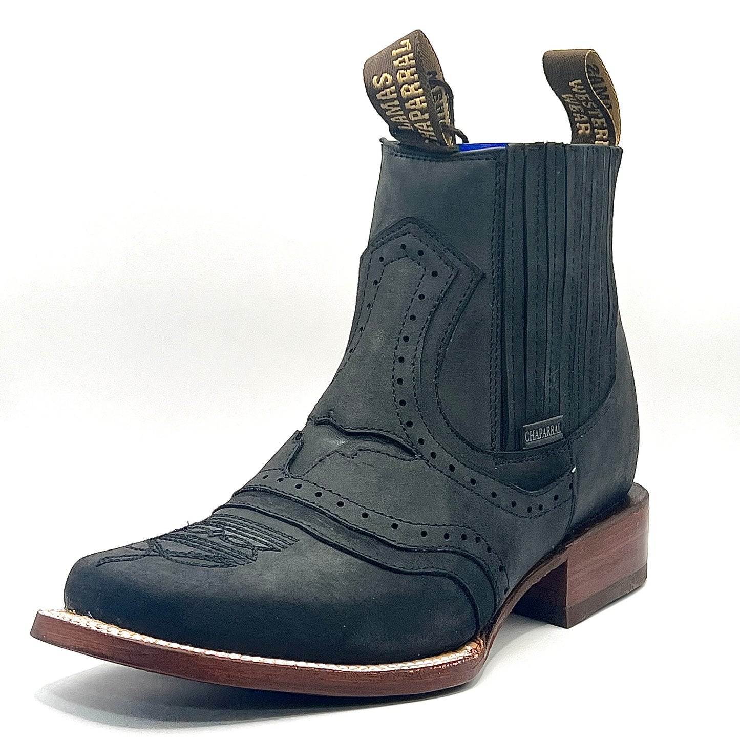 Botin Torito Negro Suela de Vaqueta